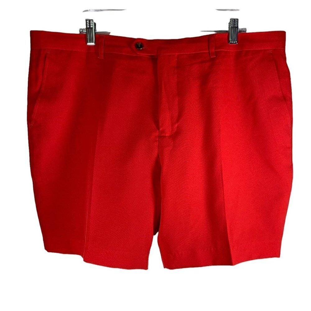 NWT Shinesty Red Twill Classic Men's Shorts Size 40
